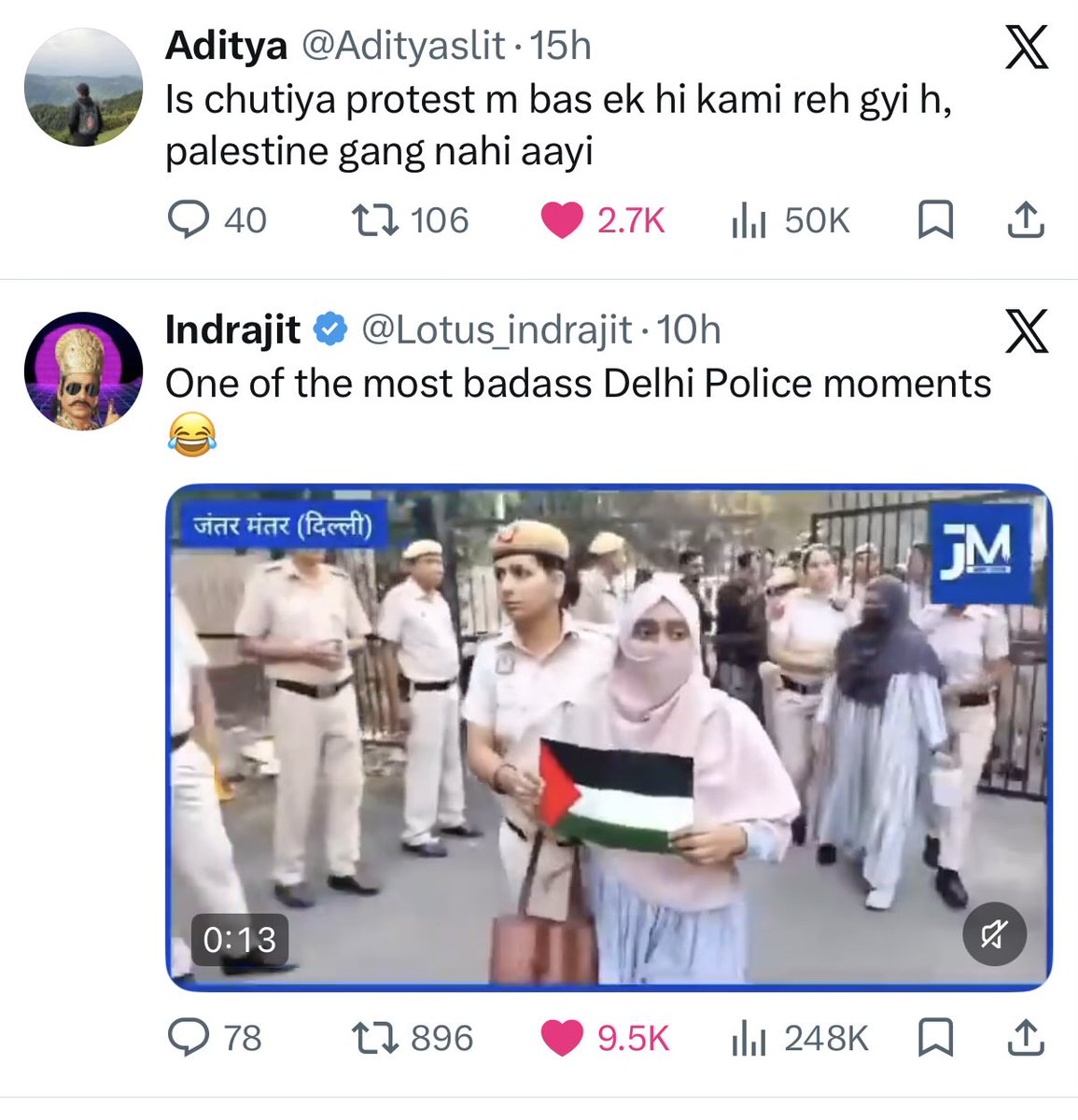 saurabhdhingraa's tweet photo. @Adityaslit Twitter algorithm never fails https://t.co/G05Pithdqi