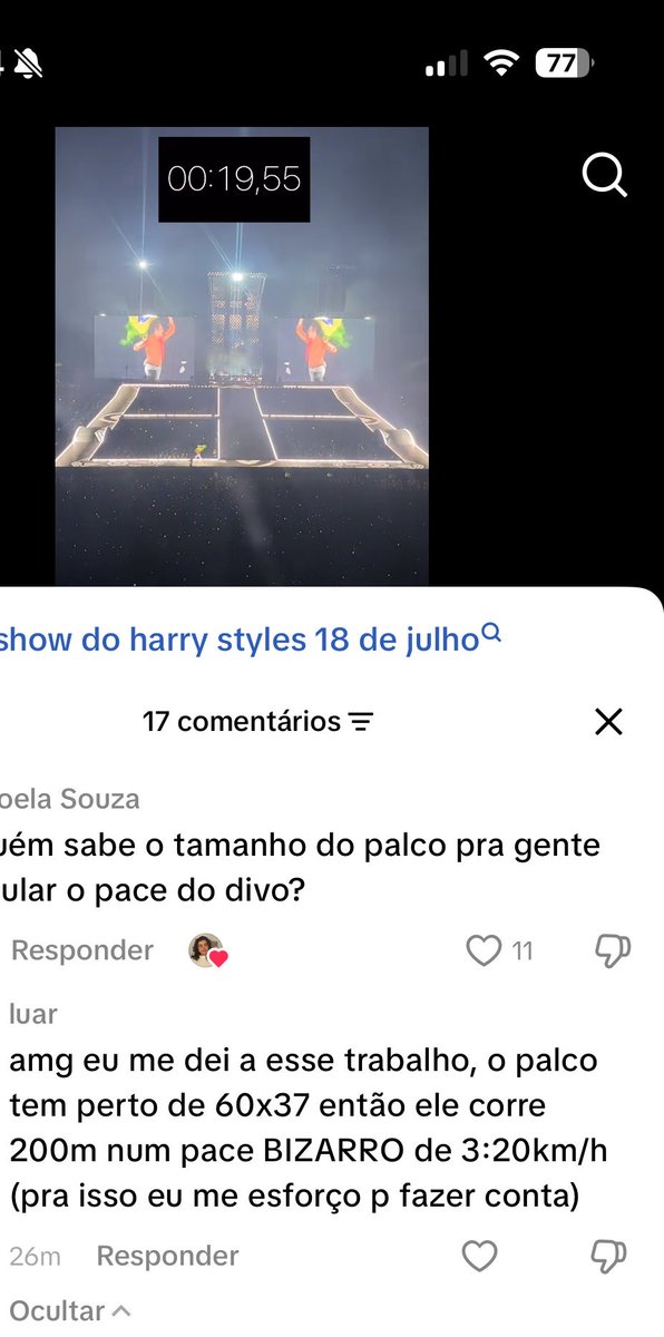 grciekissco's tweet photo. o pace do harry sendo 3:20km/h eu to chocada https://t.co/B2fUDfM6oY