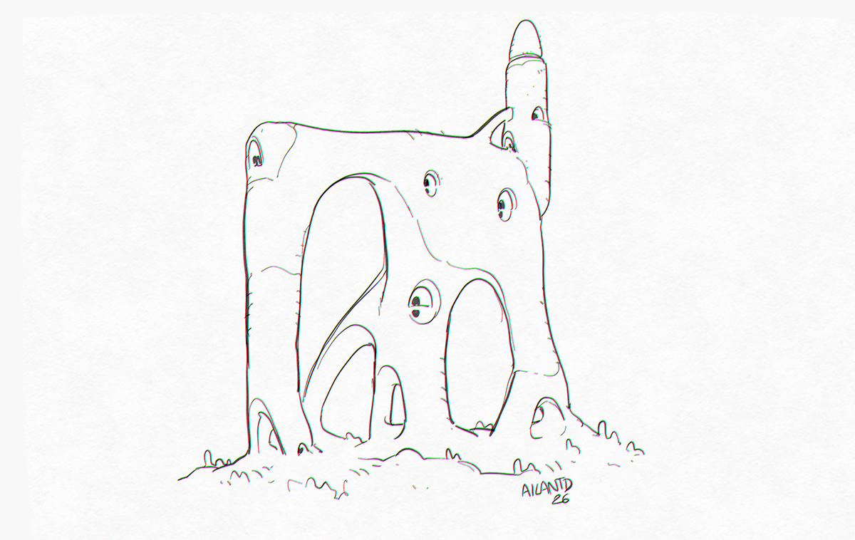 ailantd's tweet photo. Weird architecture drawings. https://t.co/Y76lX60mjh