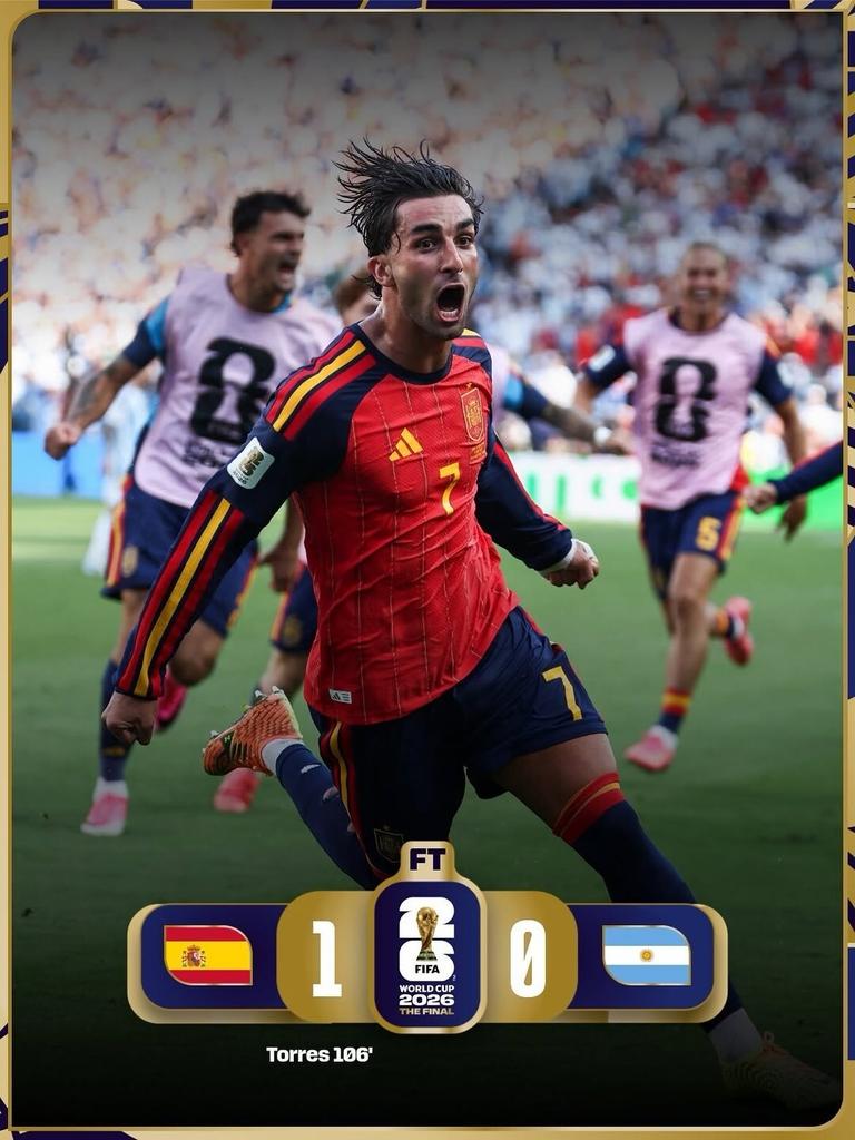 TVCconnect's tweet photo. Spain add another star to their crest after winning the FIFA World Cup 2026.

#Spain https://t.co/wGSAv2o6Mn