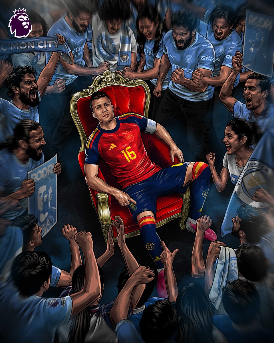 PLforIndia's tweet photo. The one and only, Rodri 🇪🇸

@ManCity https://t.co/kTTWi5zsOV