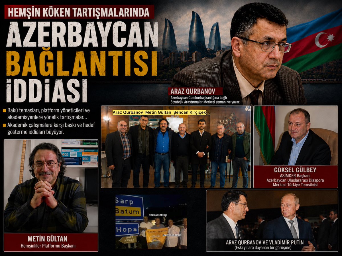 EAmaduni's tweet photo. Hemşin Köken Tartışmalarında "Azerbaycan Fonu" İddiası: Bölgeden İsimler ve Bakü Bağlantısı
Özel Haber
Detay için: https://t.co/QjraBrHlhA
Hay Media
#hemşin #hamshen #համշէն #metingültan #arazqurbanov #gokselgulbey https://t.co/OqQjliabd1
