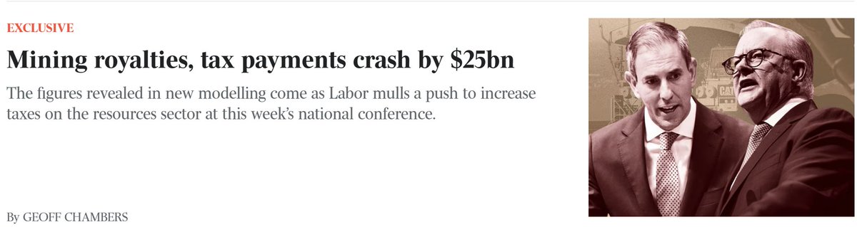 MrsS2023's tweet photo. #Labor continues to attempt to destroy the Australian Mining Industry.
The cash cow! That funds Medicare and hospitals and schools.
Another #MiningTax looms under #Albanese https://t.co/nyLf33VVdP