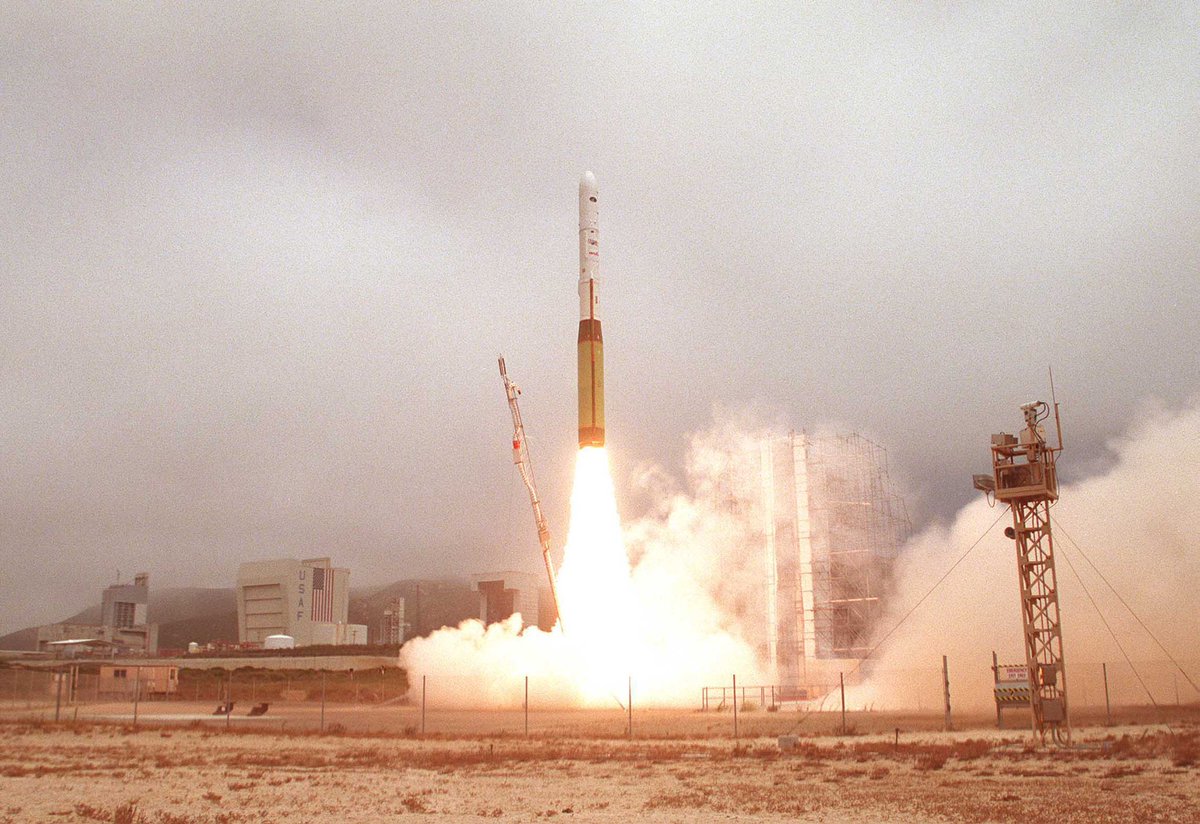 billmeco's tweet photo. #OTD 26 years ago a #GrummanNorthrup (Oribital Sciences) #Minotaur 1 #launched #MightySat 2.1 from #slc8 #vsfb https://t.co/EOKbWSmyZS… https://t.co/pyUC3yzDtH
