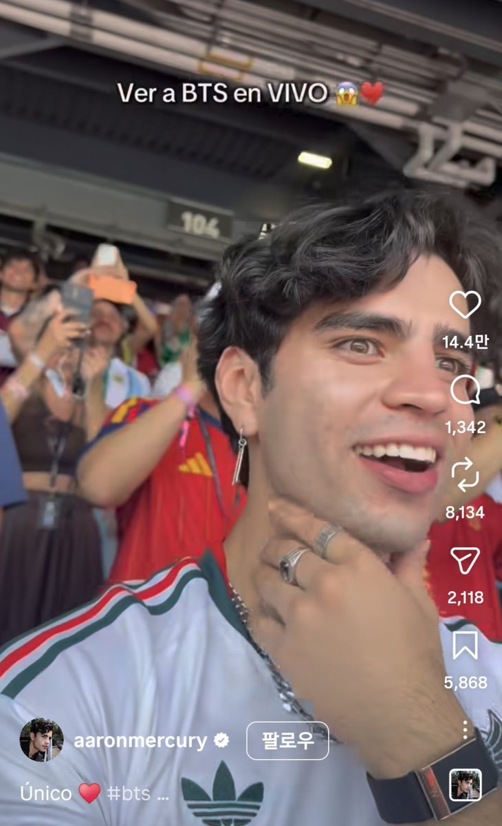Melkenstock's tweet photo. Mexican digital creator Aaron Mercury Instagram

Ver a BTS en VIVO 😱❤️
Único ♥️ #bts https://t.co/sT5L2juG7t