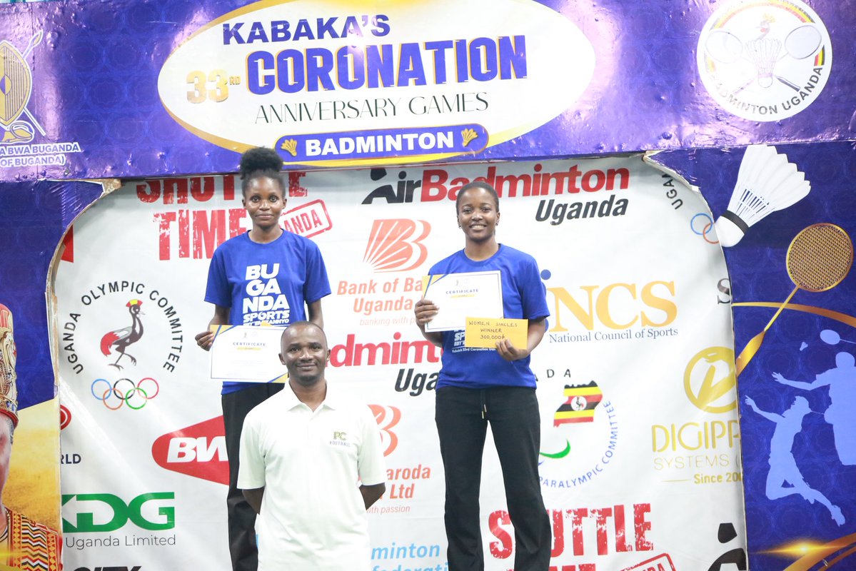 ugbadminton's tweet photo. 🎉 A well-deserved victory! 🏆

Congratulations to all our winners on your remarkable achievements at the Kabaka’s 33rd Coronation Badminton Tournament. Your success is a testament to your commitment and hard work.

#badmintonuganda #ugbadminton #badminton https://t.co/2PabvVn7we
