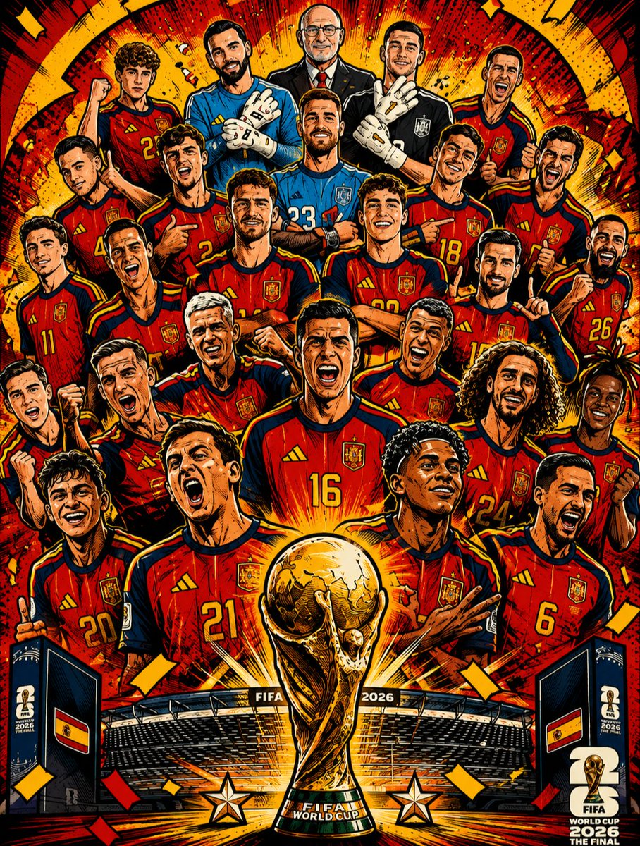 Gathos_'s tweet photo. Spain are #FIFAWorldCup Champions. 🏆 https://t.co/HZYnakYosC