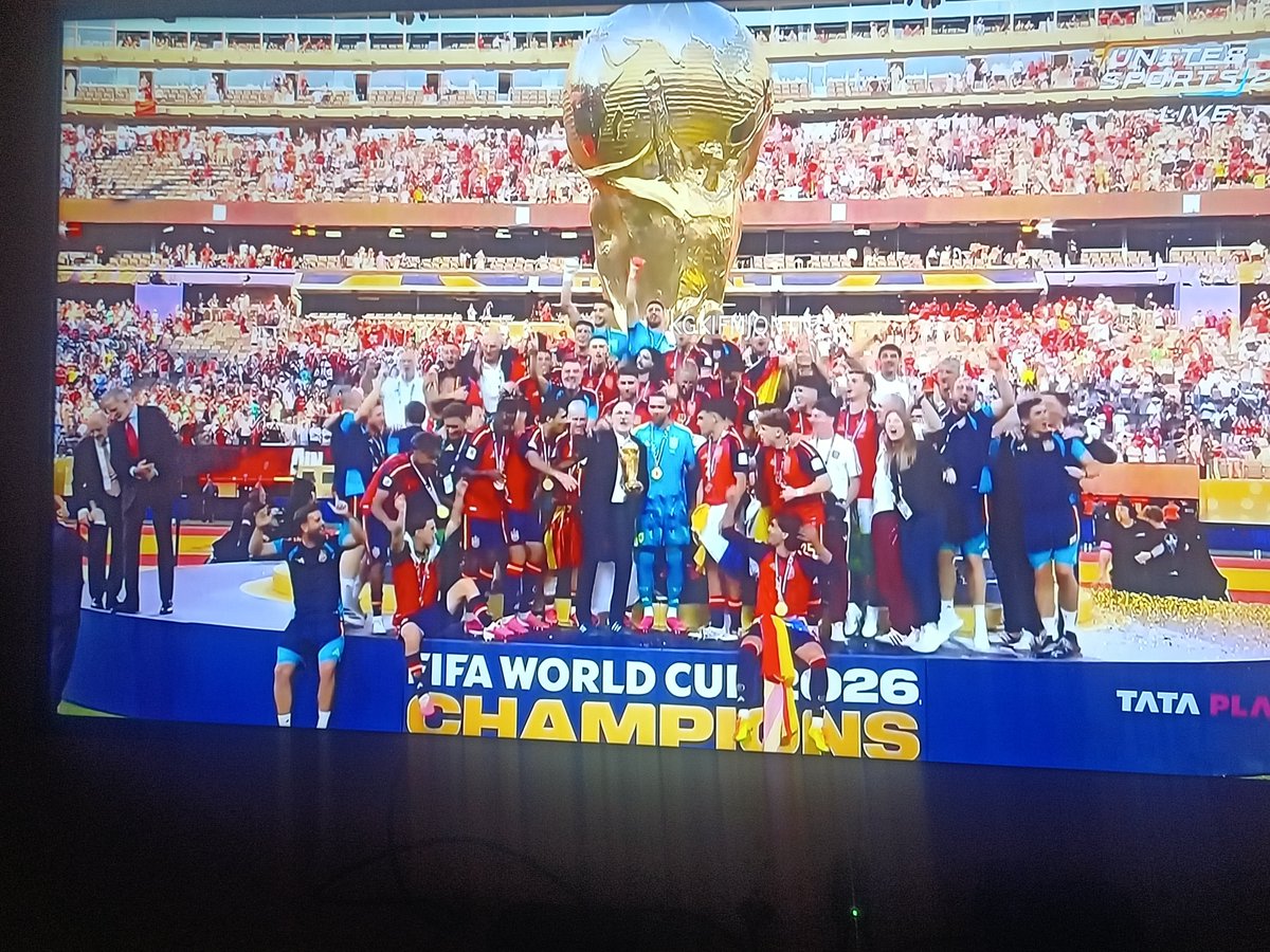 BakarHamed's tweet photo. @FIFAWorldCup  CHAMPION 2026 #SPAIN @spain 💪💪💪💪🥳🥳🥳 https://t.co/KfAL7ng6v1