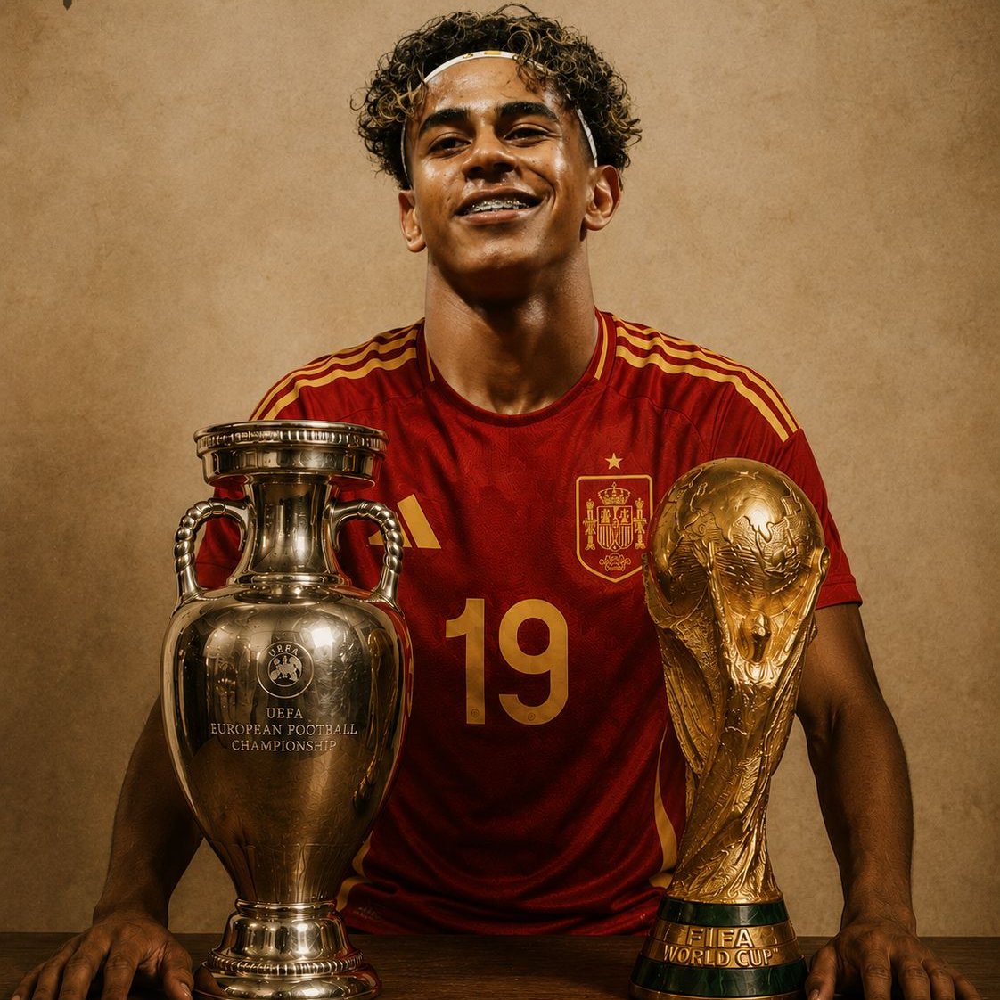 CuentaMister's tweet photo. Lamine Yamal, 19 years... 24 goals, 17 asists with Barcelona, Liga, Supercup and World Cup! 

WHAT A SEASON!!! @ballondor ??🤔🤔 https://t.co/RQAGgGBB0P