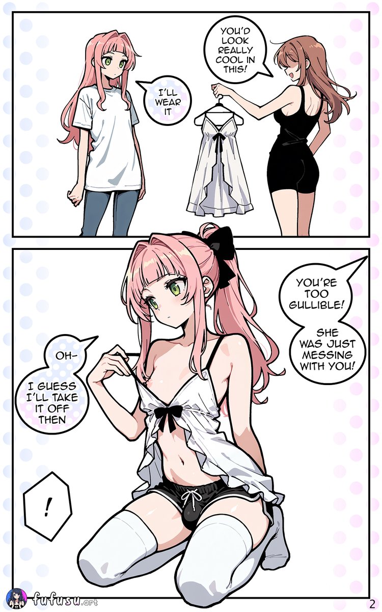 FufusuArt's tweet photo. gullible guys are the best~ https://t.co/TkIp6Tcace