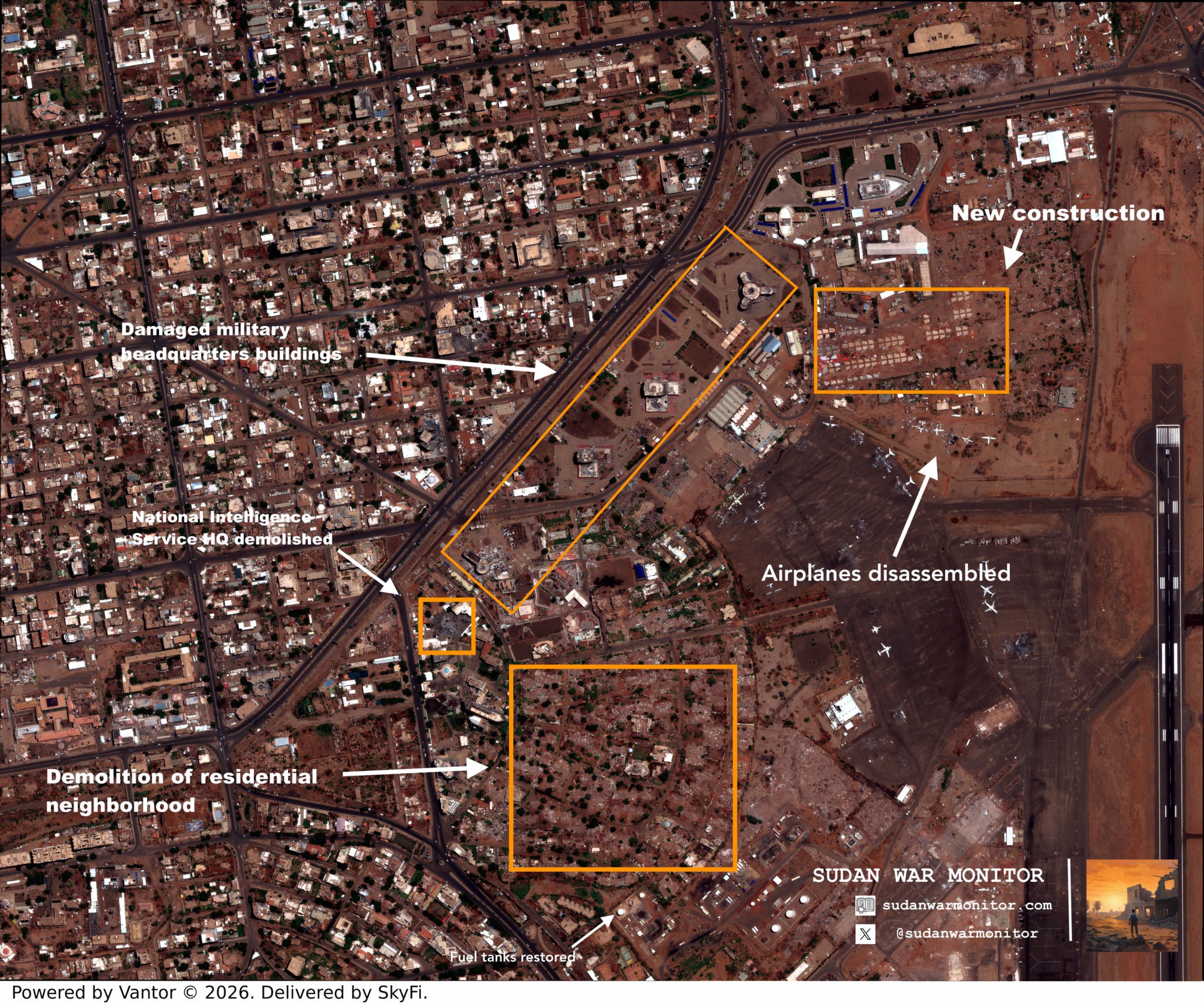 Reconstruction underway at Khartoum General Command after 2-year siege