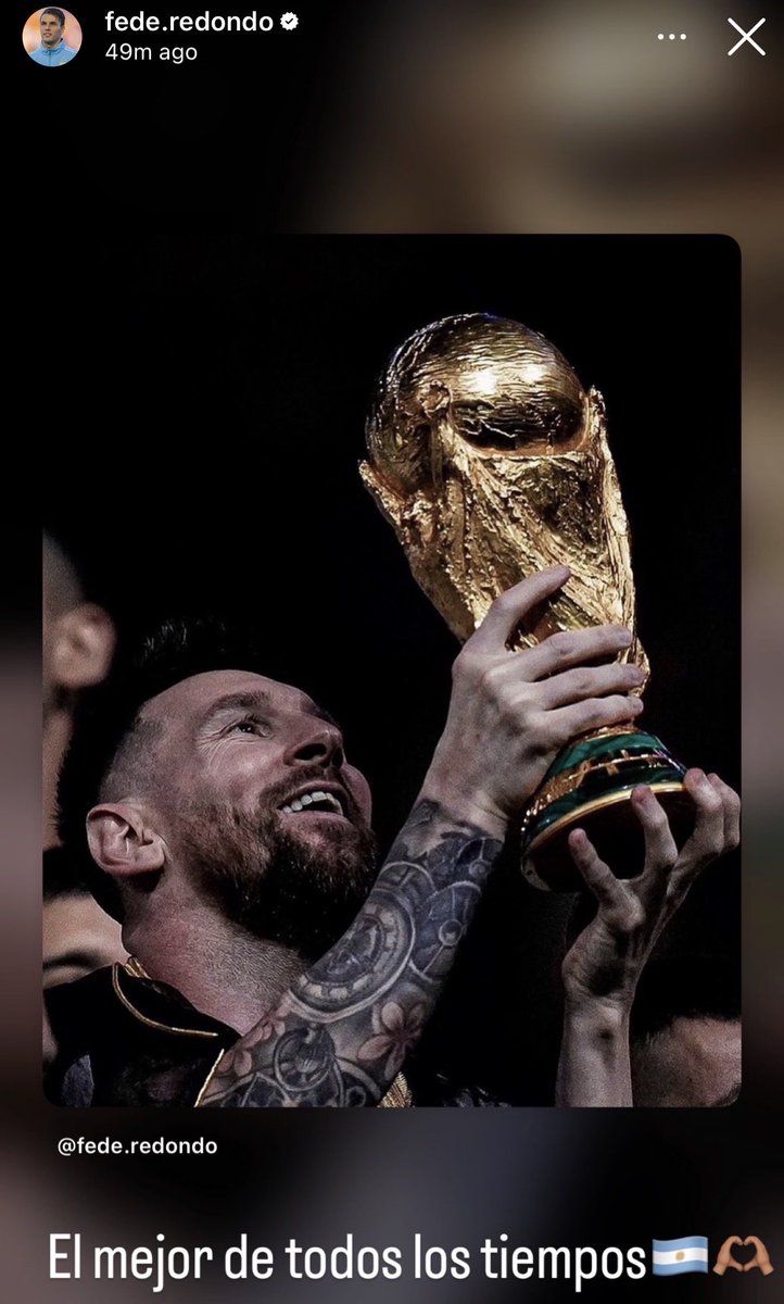 M10GOAT's tweet photo. فيدريكو ريدوندو عبر IG:

الأفضل على مر العصور 🇦🇷 https://t.co/AF9GGYsgk1