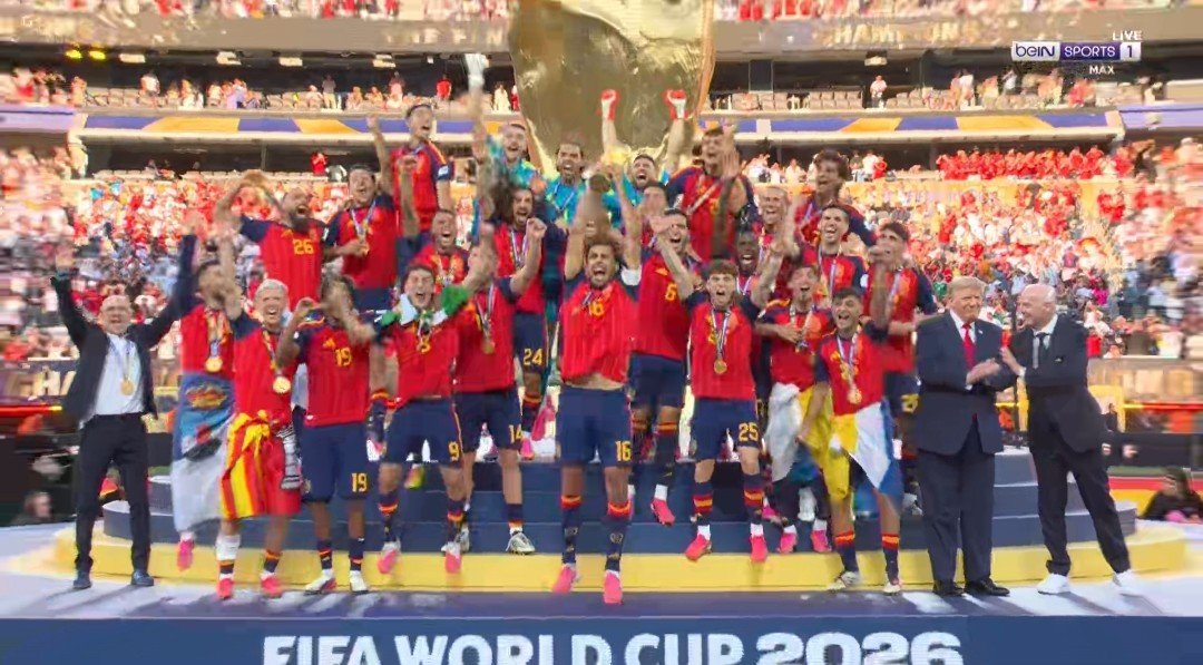 MUSABOS26218872's tweet photo. الماتادور الاسباني بطلا لكأس العالم للعام ٢٠٢٦ على حساب الارجنتين..
#كاس_العالم_٢٠٢٦ 
#Fıfaworldcup2026 
#ArgentinaVsEspaña https://t.co/KcnlhLCKK4