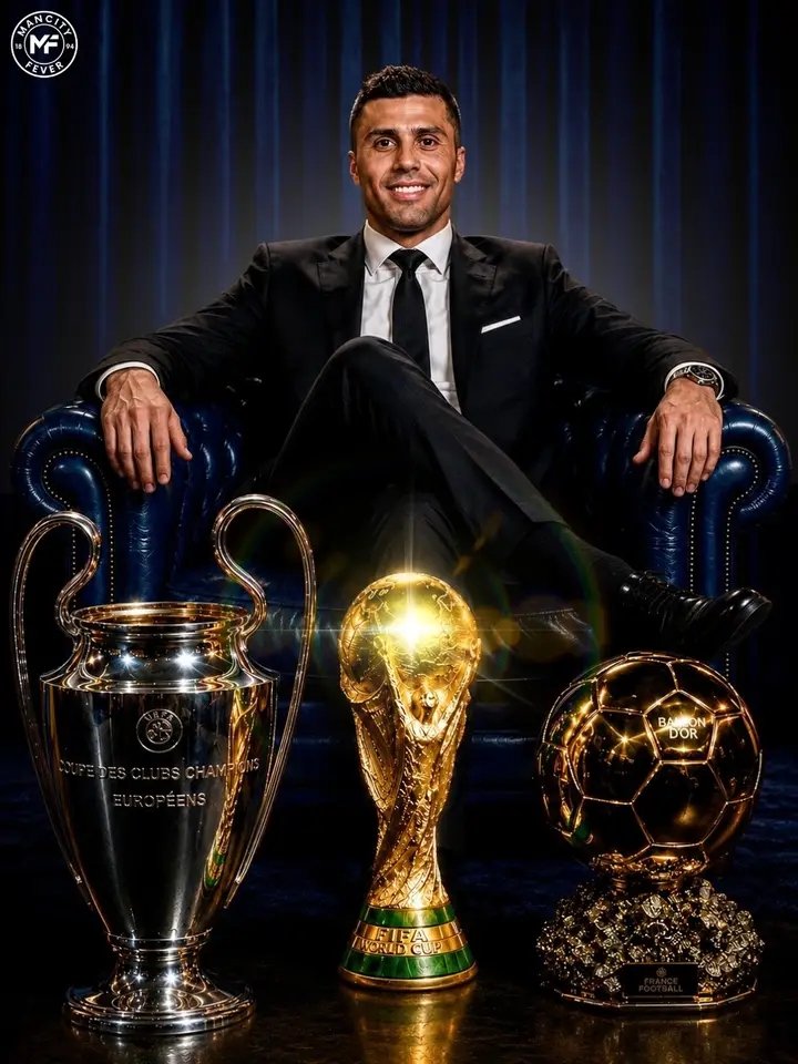 Fodio737's tweet photo. CONGRATULATIONS,
     RODRI
THE GOAT... https://t.co/gWl7dKAqx2