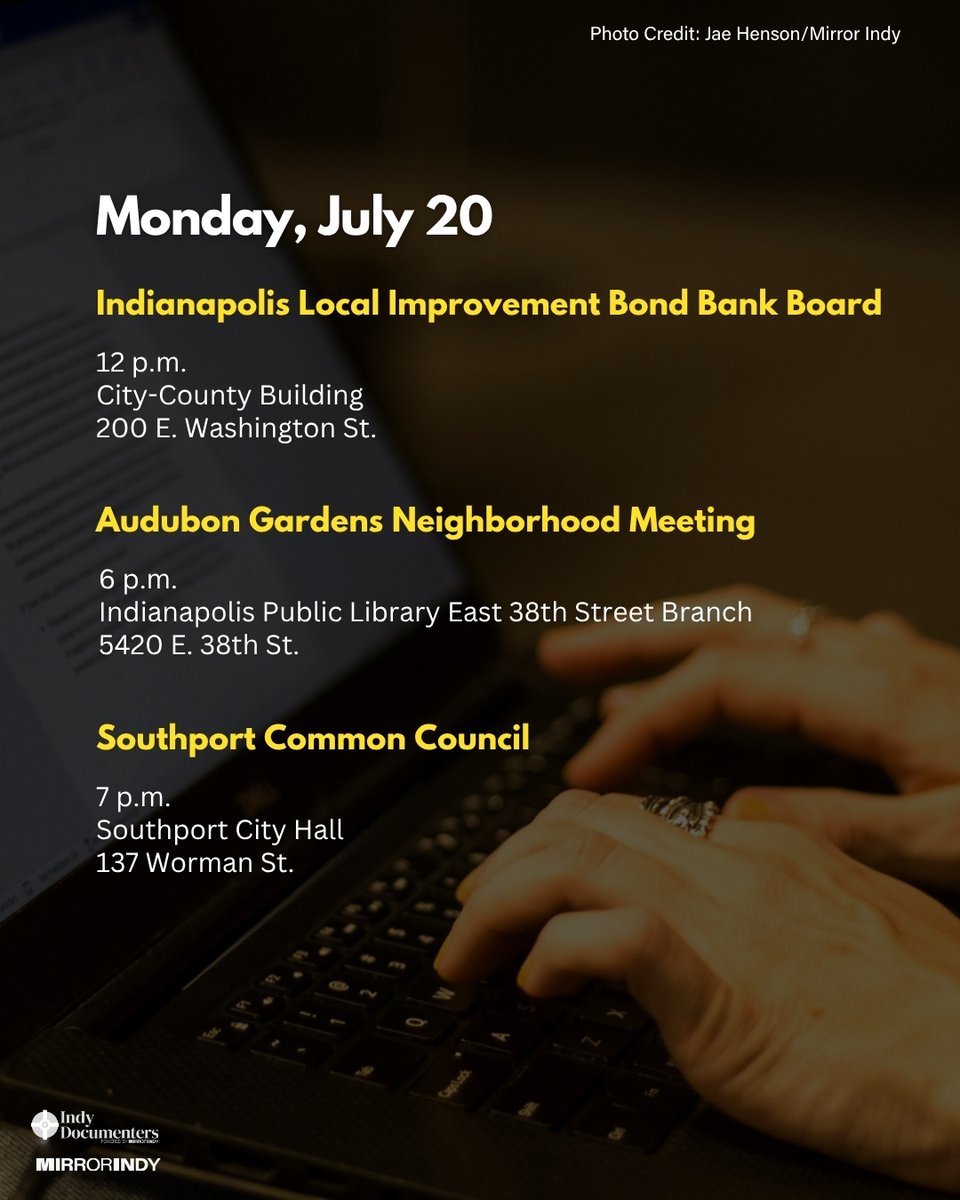 indydocumenters's tweet photo. Ever wonder who’s keeping public officials accountable for the decisions and promises they make at meetings? It’s our Indy Documenters, people like you who we train and pay to attend public meetings, take notes and share them with the public. https://t.co/cTqi9GfK3L