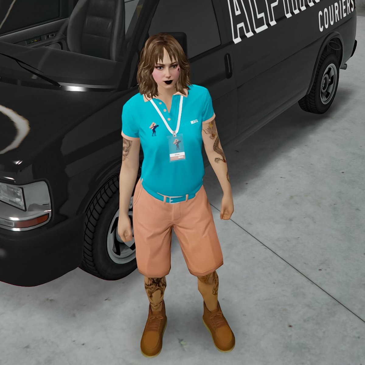 apple_cafe_lun's tweet photo. Unlocked the Alpha Mail outfit and badge from the Kortz Center Heist! ✨ It looks so cool! 😍👕
#GTAOnline #GTA5 #KortzCenterHeist #AlphaMail #GTACouture https://t.co/qbXpncfwlK
