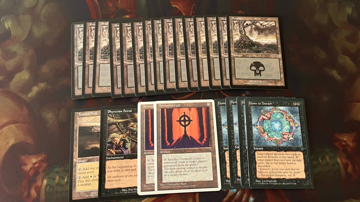 bunbunmal_mtg's tweet photo. ノワール（ミドルスクール）のパーツがまた届きました✨
基本土地はインベイジョンの沼にしました！
完成が近づいてきました👍 https://t.co/9gmKlAbnYt
