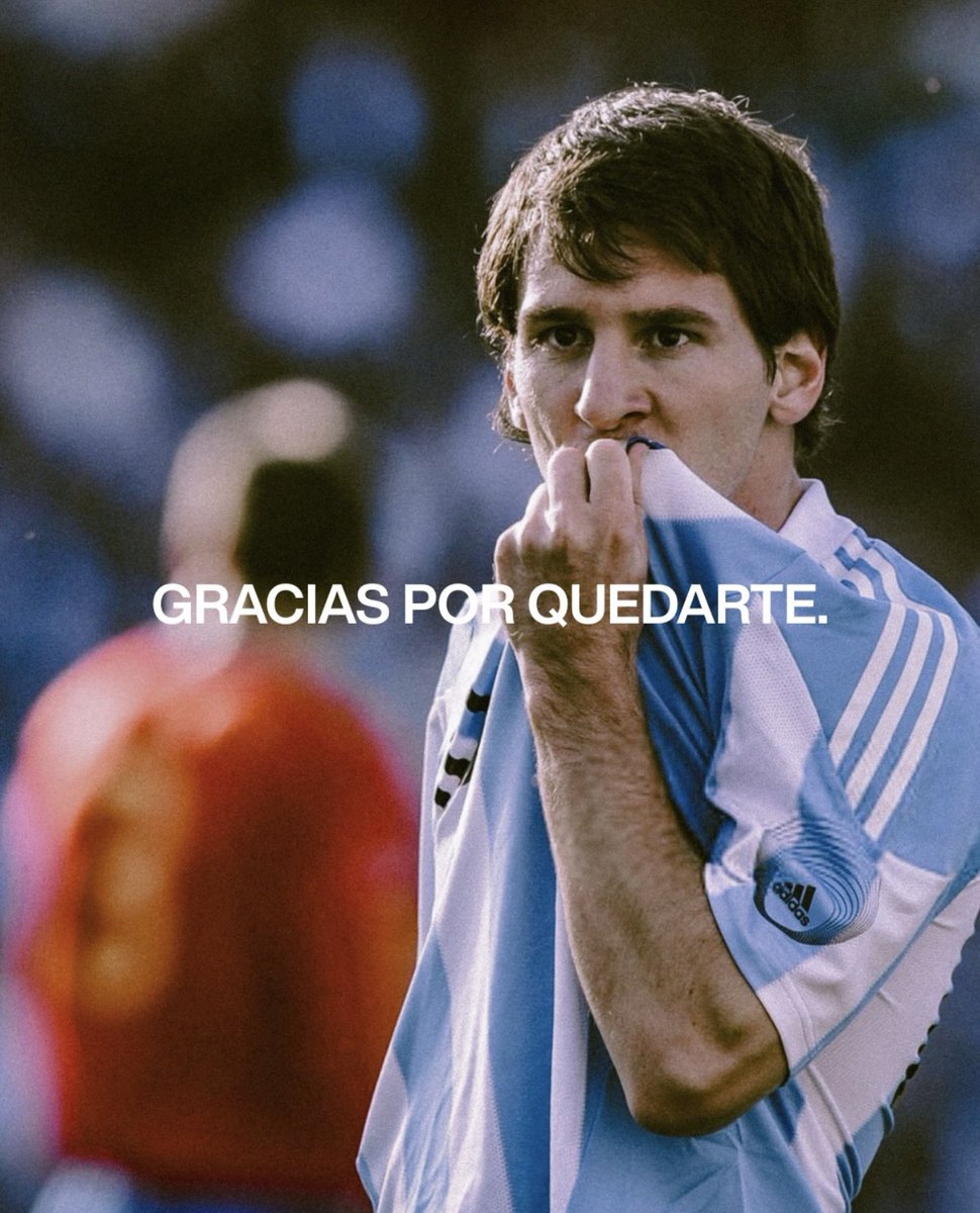 azulcitaalegre's tweet photo. Gracias por quedarte capitán. GRACIAS PARA SIEMPRE LEO 🇦🇷✨ https://t.co/JnJVlcTFJI