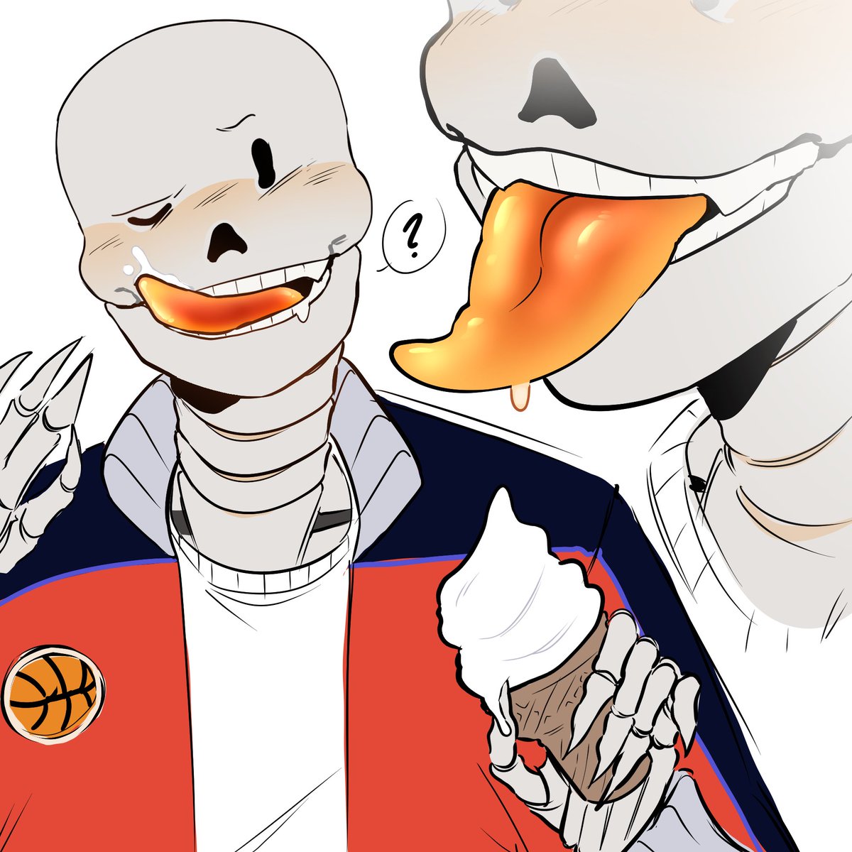 RazzyCraxy's tweet photo. I do ecto-tongue studies every year dont come for me #papyrus #undertale https://t.co/2FgbG6ikRH