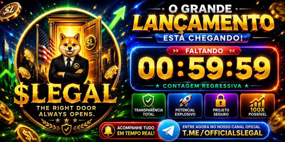 divulgacripto's tweet photo. 🚨 LESS THAN 1 HOUR LEFT! ⏳

The big launch is almost here. 🚀

⏰ 00:59:59 until the start.

Join our Telegram now and be one of the first to follow everything in real time.

👉 https://t.co/F2H3VMo4yf https://t.co/ZvmyN72cEk