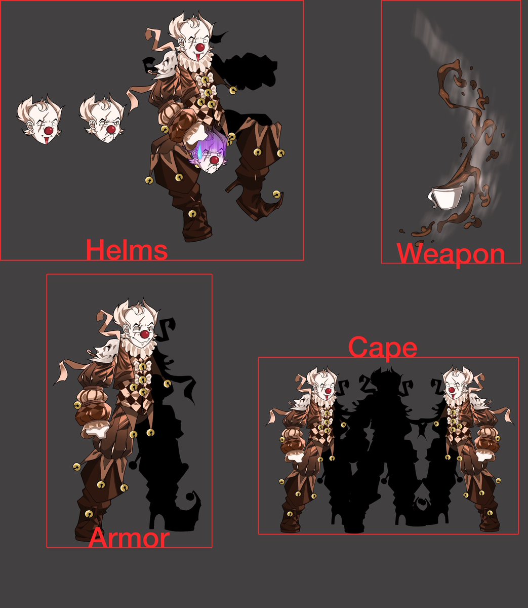 Haratakoid's tweet photo. More progress!!! The helm and cape animations in the comments below 👇 #TLAPD #aqw #artixentertainment
#aqworlds #WIP https://t.co/su94PKIyH9