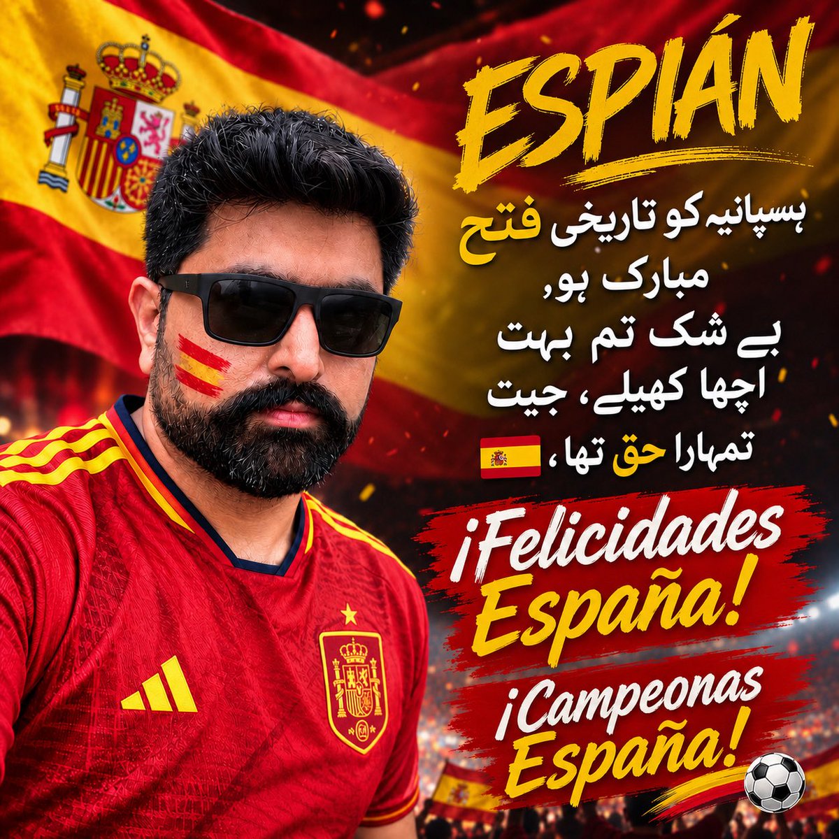 ZeeshanSpain's tweet photo. #mundialdefútbol2026 
#VamosEspaña https://t.co/wEpbzkUzpk