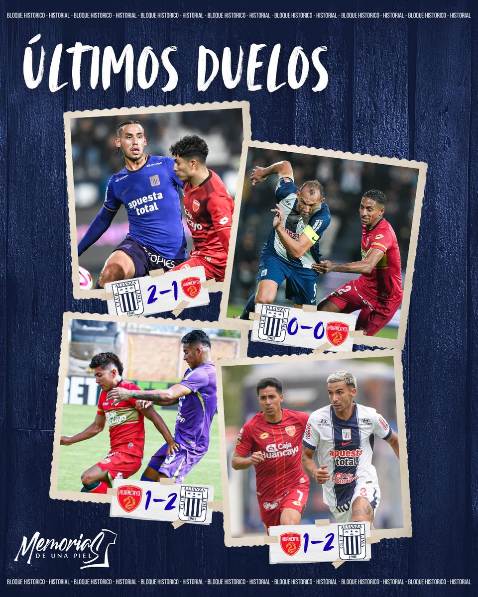 memorias_al's tweet photo. #HistoriAL 📜💙
📈Repasamos las últimas 4 presentaciones de Alianza Lima⚪️🔵 frente a Sport Huancayo https://t.co/DhdnMZiEBo