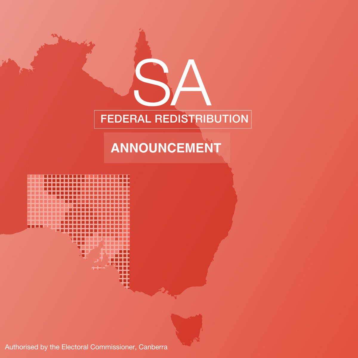 AusElectoralCom's tweet photo. The final results for the SA redistribution have been published, with changes occurring to both boundaries and an electorate name.

- https://t.co/lqZx3M2kt7
- https://t.co/rhQtWlyvIB https://t.co/7zss6IEFSr