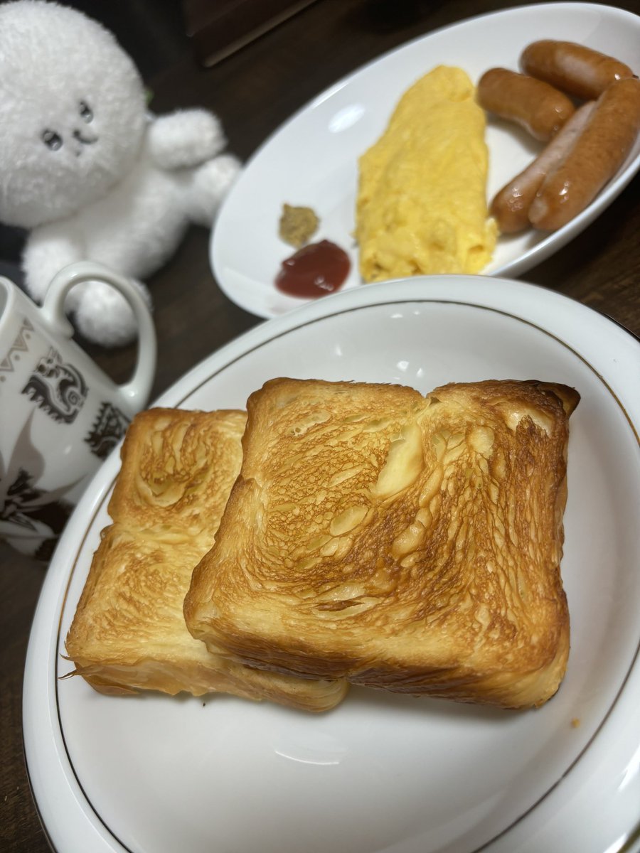 nk810rush's tweet photo. ご機嫌な朝食 https://t.co/3PPiPthBLo