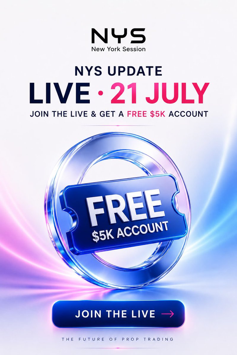 cryptoparida's tweet photo. PARIDAFX X NYS MARKETS BIGGEST GIVEAWAY EVER

UNLIMITED 5K ACCOUNTS 

STEPS TO FOLLOW

1️⃣ Follow 
@cryptoparida , @NYSMarkets 

2️⃣ Like 📷 , Comment 📷 , Repost 🔄

3️⃣ Sign Up - https://t.co/deHP7fxWDR

4️⃣ Comment What you like about @NYSMarkets    

EVERYONE WHO WILL SIGN UP USING THIS LINK WILL GET A FREE ACCOUNT - 5k Funded Account Guranteed