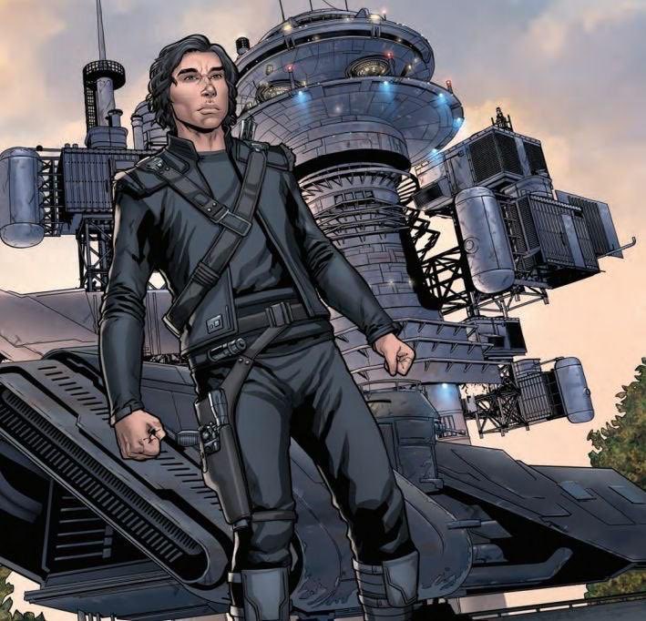 jtimsuggs's tweet photo. This outfit that Ben Solo wears in The Rise Of Kylo Ren comics is still easily one of Kylo Ren’s hardest fits.

Really hope that we actually get to see it in a live action Star Wars project one day. https://t.co/xSQRyUqIm2
