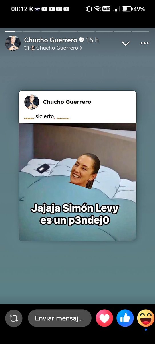 TODOSLOSSANTOS's tweet photo. @SimonLevyMx Todo México esta de acuerdo, jajajaja https://t.co/1VTRBPqhSp