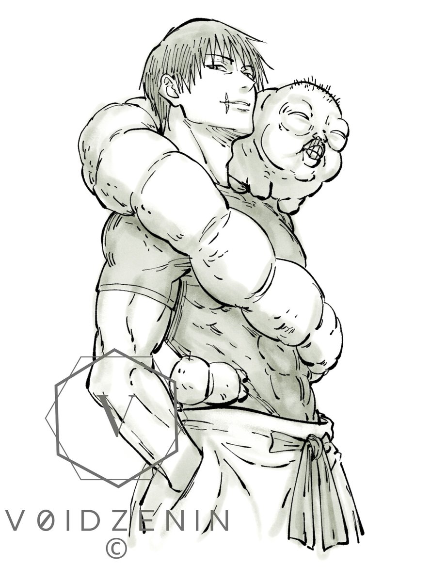 v0idzenin's tweet photo. You like what you see? 🧐

#toji #jjk #fanart https://t.co/kLnWBHXXOf