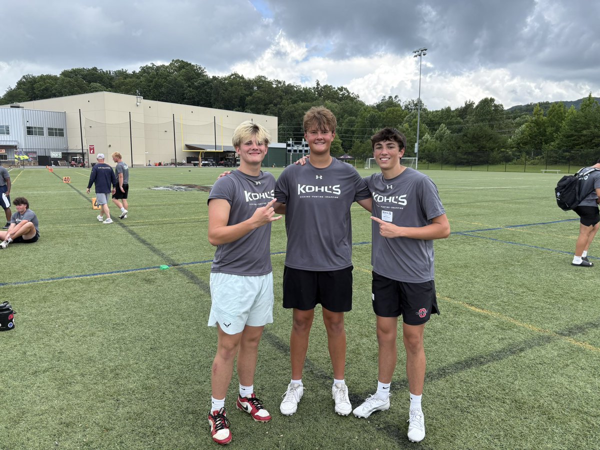 JamisonRawson30's tweet photo. Had a great time attending and competing @KohlsKicking &amp; @KohlsSnapping national scholarship camp in Gatlinburg TN!! 

@ALPreps @AL7AFootball @CoachAirCoryell @RecruitDevils @CoachSanders_ @JasonRawson7 @CoachRudyG @FlournoyCody @CoachTNFountain @SamSatterwhite @Coach_Casper https://t.co/psbYZsLorK