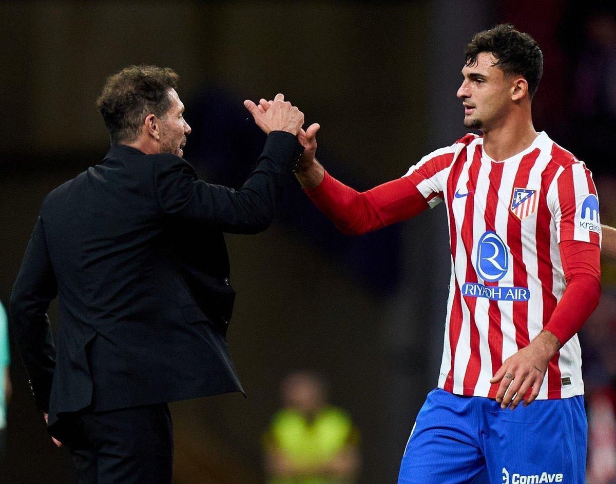 atletiuniverse's tweet photo. Marc Pubill's past year 🇪🇸🥹

July 2025: Signs for Atlético Madrid from Segunda side Almeria

September 2025: Gets his first minutes with the first team

August until November 27, 2025: A total of 68 minutes played for the first team.

November 30, 2025: Gets transformed into a center-back and plays his first 90-minute game for Atleti

December 2025 onwards: Becomes a permanent starter and a key player at Atleti

May 2026: Called up to Spain's World Cup squad

June 2026: Makes Spain national team debut

July 2026: Wins the World Cup

He must be feeling amazing right now. 🥹