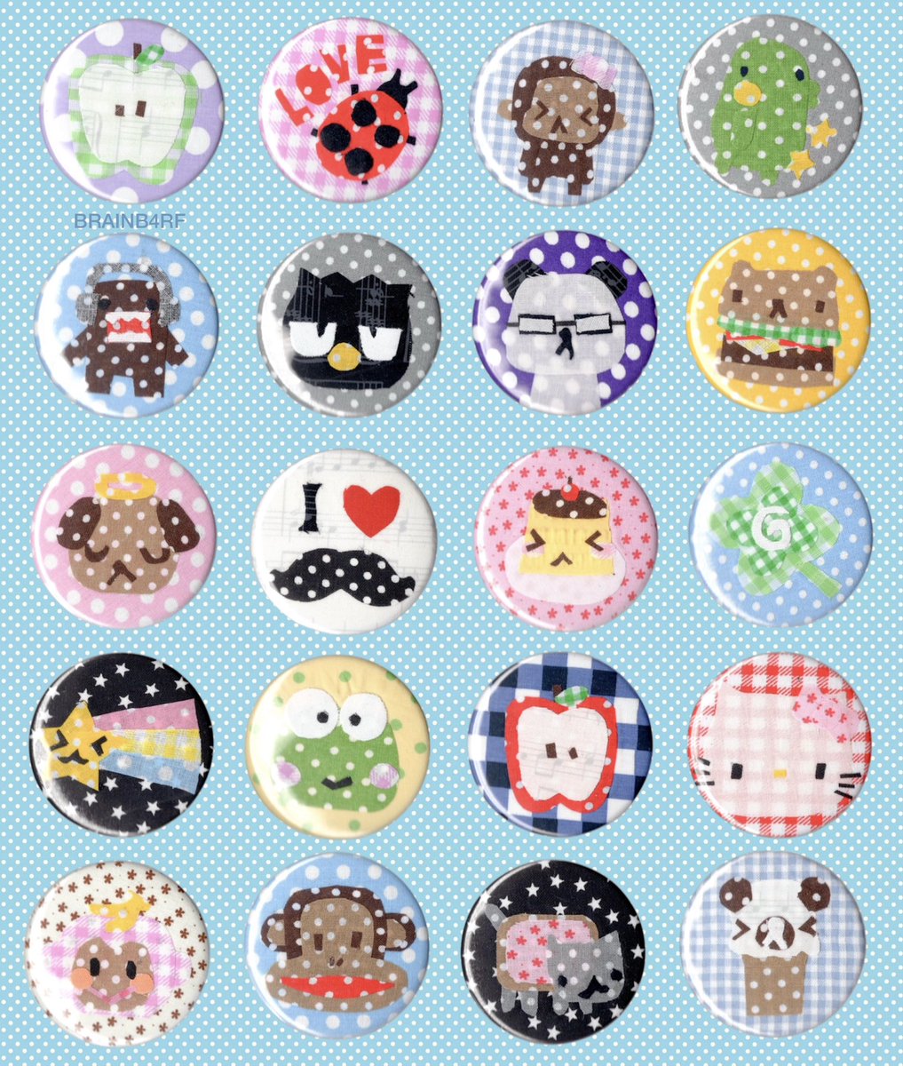brainb4rf's tweet photo. button pins made from fabric scraps!! https://t.co/oKcLfxPUUa