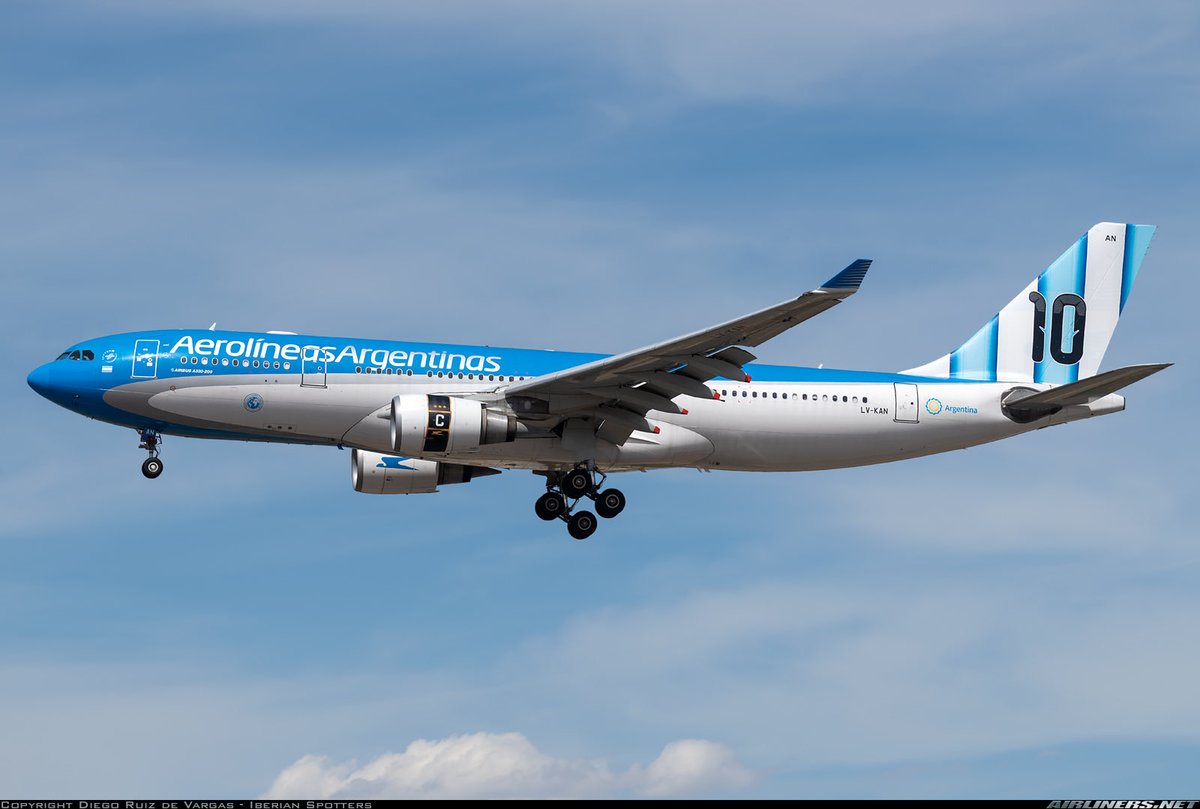SpottersArg's tweet photo. 🇺🇸🇦🇷 La Selección Argentina llegará mañana a Buenos Aires desde Nueva York en un vuelo charter de Aerolíneas Argentinas https://t.co/gVo6J0uNxR