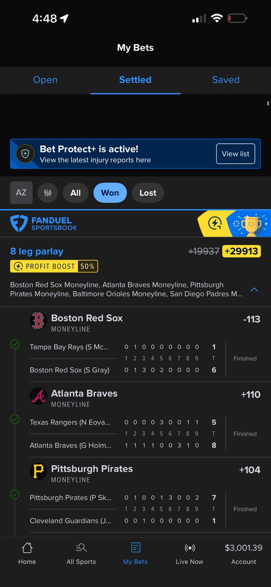 PlutoLil_Picks's tweet photo. Crazy hit😈💰 thank you for the booster‼️@FDSportsbook @FanDuel #Gambling𝕏 #lilplutopicks https://t.co/xrrQUGpAU7