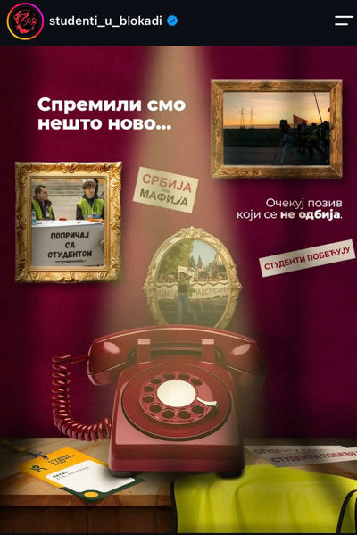 ZborJerkovic's tweet photo. Budite pored svojih telefona, jer uskoro studenti zovu☎️ https://t.co/KK5X3YmUrn
