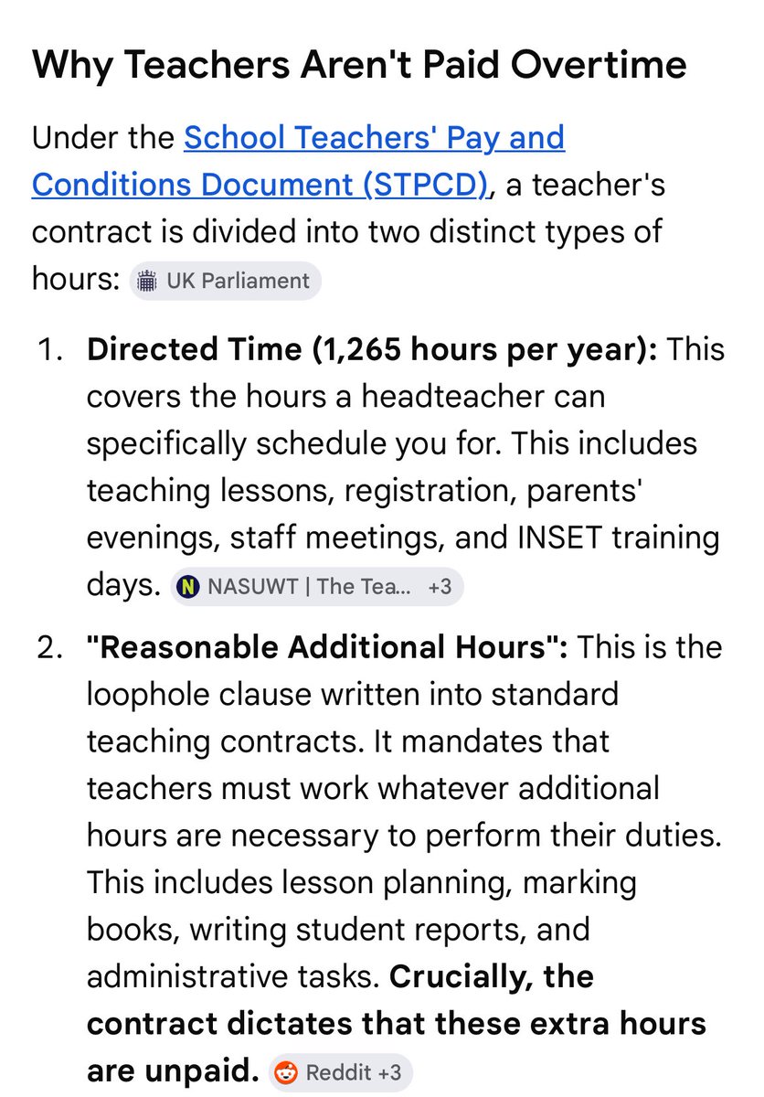 stegibbs6's tweet photo. I can accept a bit of banter. But I’ve had some abuse about getting the summer holiday off (apparently paid). So here’s a reminder.. 

I’m not saying there aren’t other professions with similar circumstances, but we deserve a few weeks off

#Teachersof𝕏 #Teacher https://t.co/v2lYST69tn