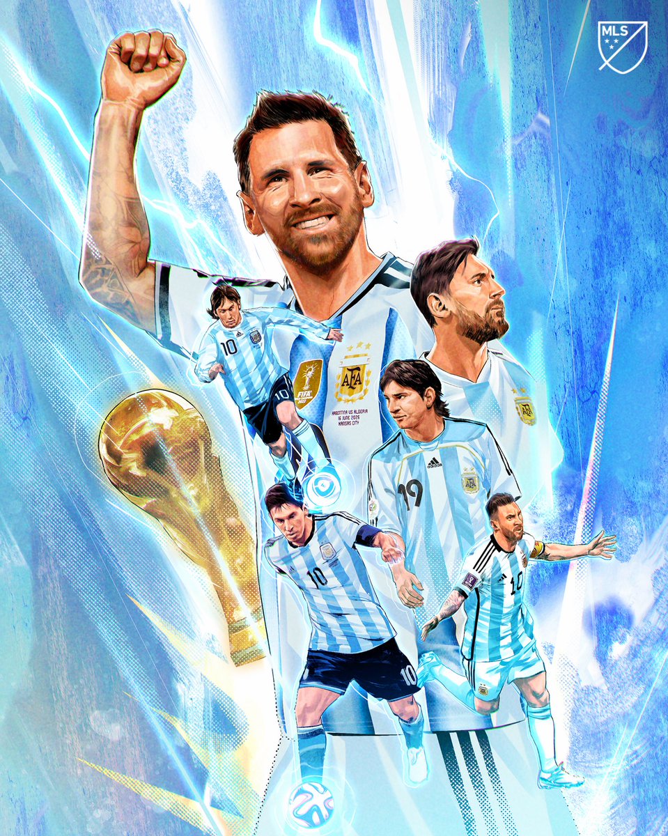 MLS's tweet photo. Six World Cups. 20 years. One Leo. https://t.co/hFNDhOS85Z