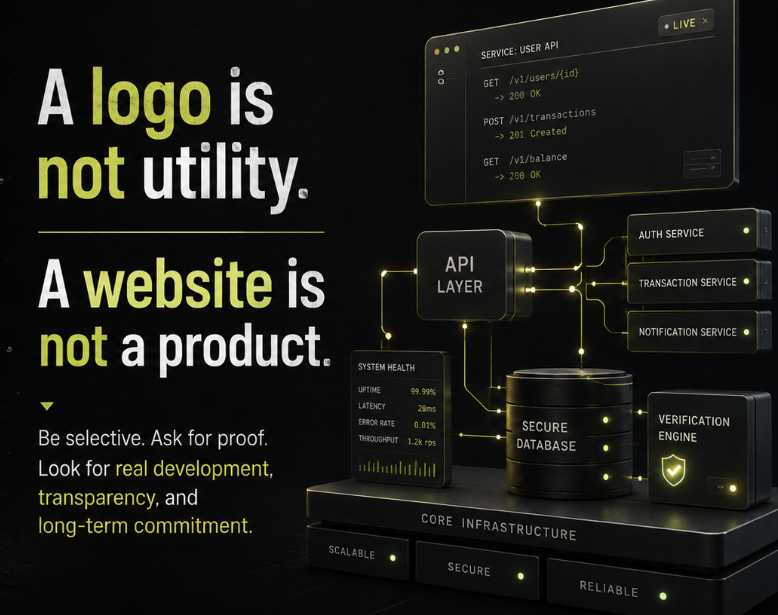 alphahoodai's tweet photo. A website is not a product.

There are far too many tokens being launched with AI-generated designs, vague promises, and no real backend or viable product. Ultimately, it’s ordinary people who end up bearing the risk.

Please be selective. Ask for proof. Look for a genuine development process, transparency, and a long-term commitment.

We don’t want AlphaHood AI to become just another project rushed to market based solely on exaggerated advertising.

We’re taking more time to refine our logo, update our website, strengthen the product, and launch it when both our foundations and timing are right.

We’d rather launch with a concrete product later than launch today with empty promises.

What would you like to see from us before launch? Share your honest feedback below.

#AlphaHoodAI #RobinhoodChain #Crypto #token