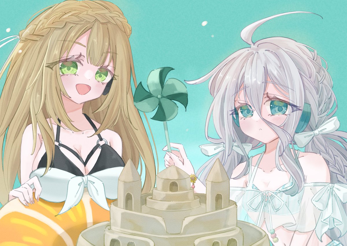 kyabady_stst's tweet photo. 海の日なので水着のみづちと🏝️
#駅メモファンアート https://t.co/ZR1xlkXFYg