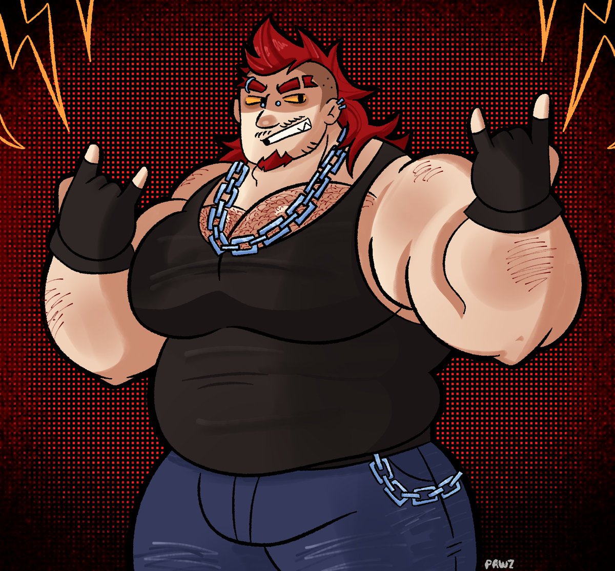 autumnnieartz's tweet photo. my awesome rockstar boyfriend damian #brawlstars https://t.co/YqLeHD4B4V
