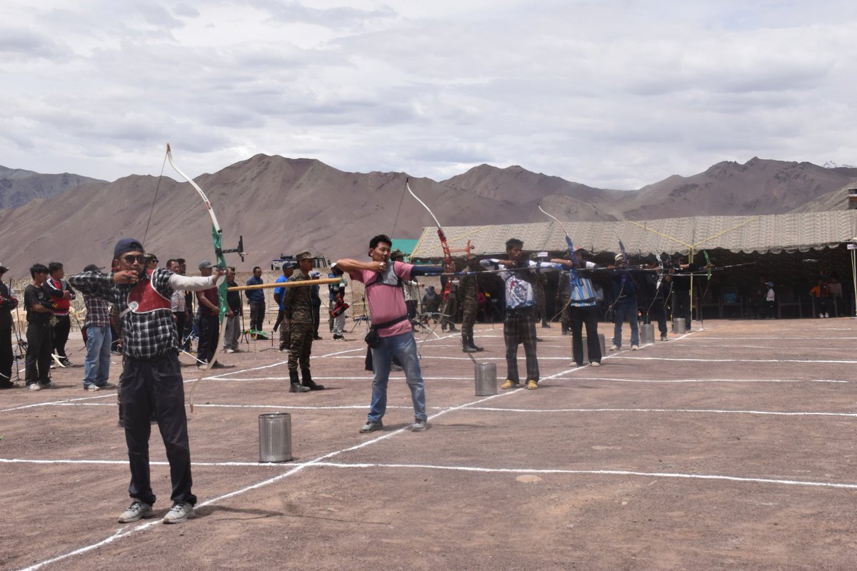 firefurycorps's tweet photo. Keeping Traditions Alive Through Operation SADBHAVANA 🏹🇮🇳

On 19 Jul 2026, the Snow Leopard Brigade, Fire & Fury Corps, organised the Indus Valley Archery Competition at Nyoma under Operation SADBHAVANA, bringing together local archers and youth from across the Changthang region.

The competition celebrated Ladakh's rich sporting heritage and traditional archery while showcasing exceptional skill, precision and sportsmanship. The event witnessed enthusiastic participation from the local community, fostering camaraderie, cultural pride and civil-military cooperation.

@adgpi
@NorthernComd_IA
@lg_ladakh
@prodefleh
@ANI

#OperationSADBHAVANA #IndianArmy #FireAndFuryCorps #SnowLeopardBrigade #Archery #Nyoma #Changthang #Ladakh #NationFirst