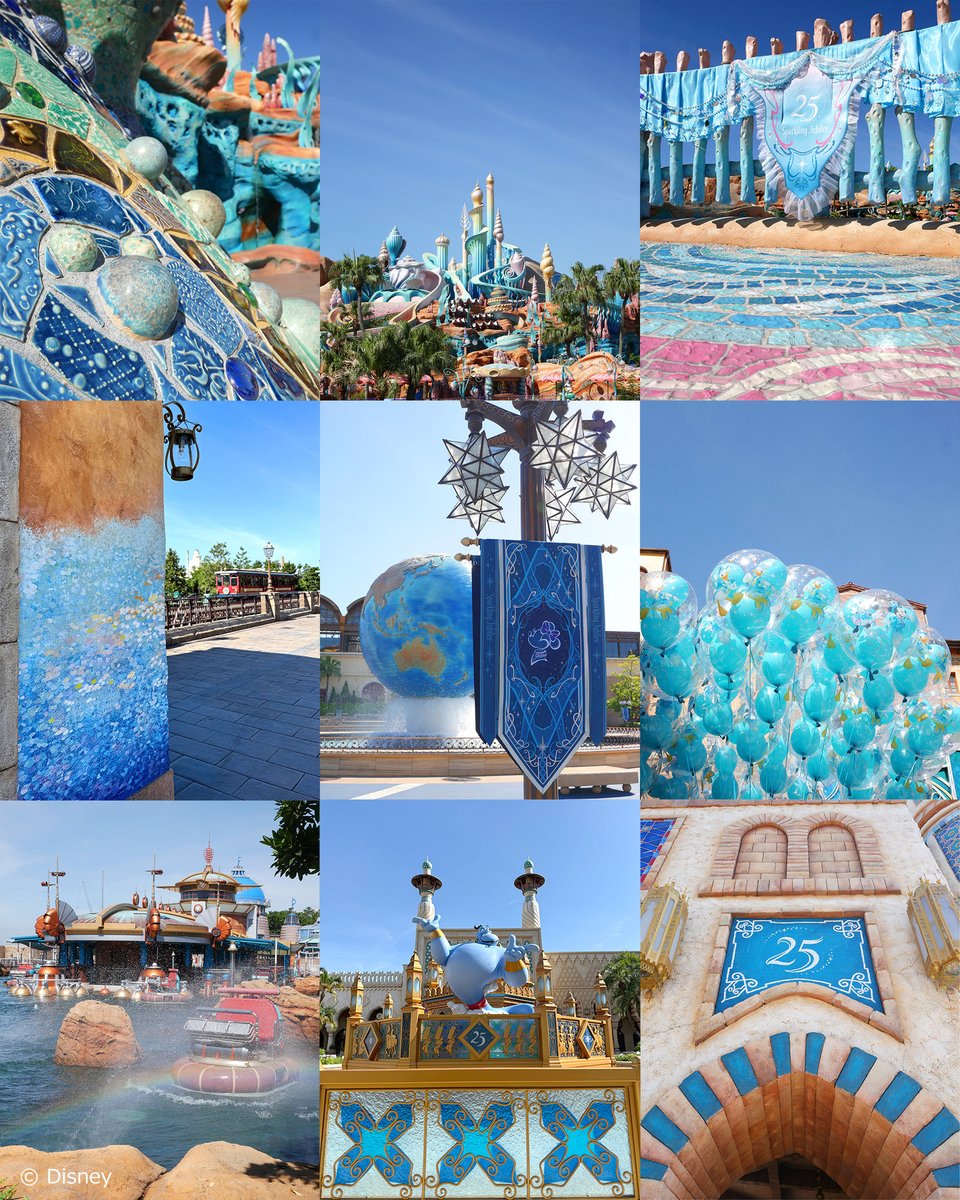 TDR_PR's tweet photo. 今日は「海の日」🌊

世界で初めて“海”をテーマにしたディズニーテーマパークとして、2001年9月4日に誕生した東京ディズニーシー®。

海の日にちなんで、東京ディズニーシーの青い写真を集めてみました💙
みなさんのお気に入りの写真もぜひハッシュタグをつけて投稿してみてくださいね✨

#東京ディズニーシー 
#東京ディズニーシー25周年
#スパークリングジュビリー
#tokyodisneysea 
#sparklingjubilee