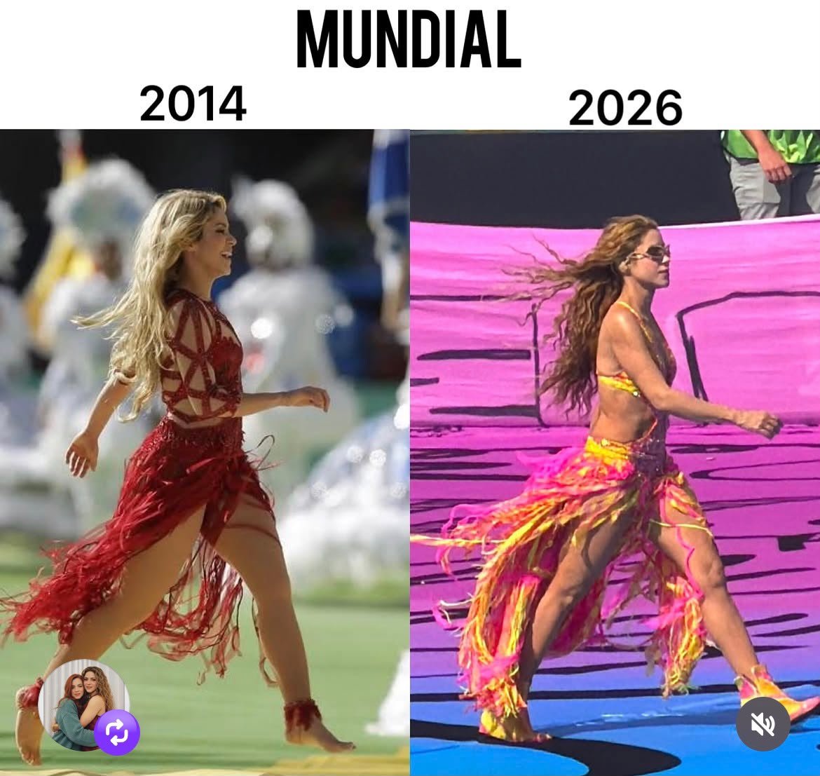 Shakifanatico's tweet photo. Sabían que @shakira rejuvenece 4 años cada vez que participa en la final de un Mundial? https://t.co/MgRhgnuYk7