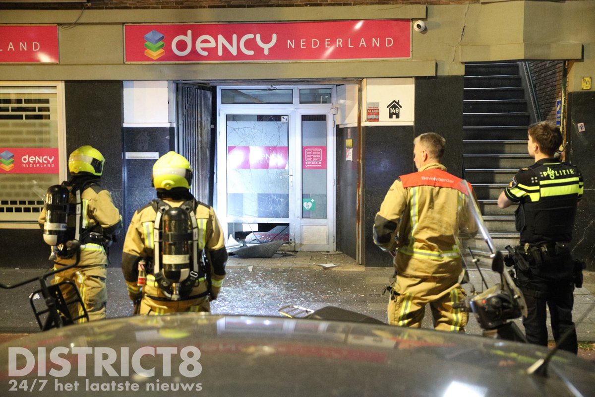 Explosie bij boekhoudkantoor in Den Haag