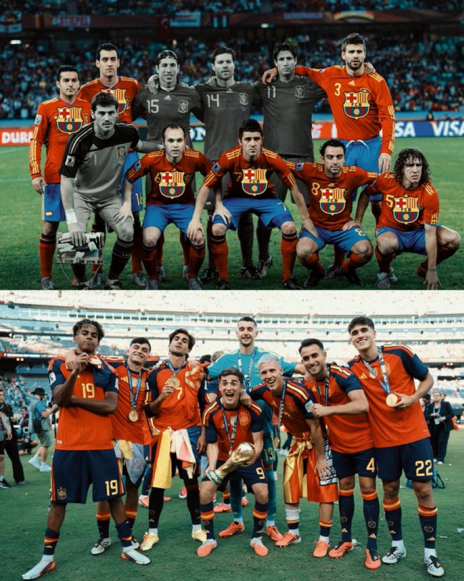 Roro7161's tweet photo. 2010 🌟 
2026 🌟🌟

Made in Barcelona ❤️ https://t.co/eYGBevF5Ug