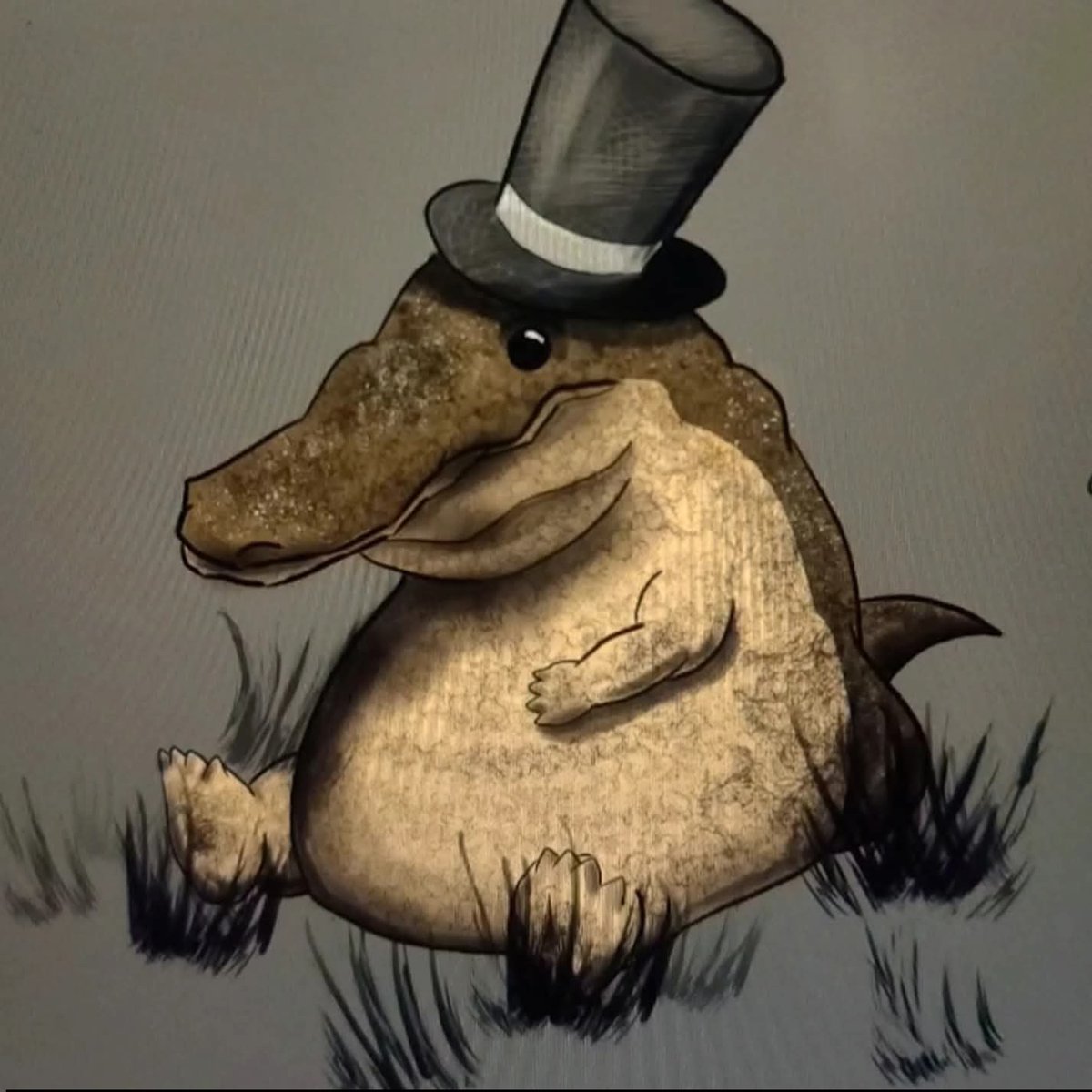 Pato_ranja's tweet photo. 🐊🎩 https://t.co/nTdIGaNDzX